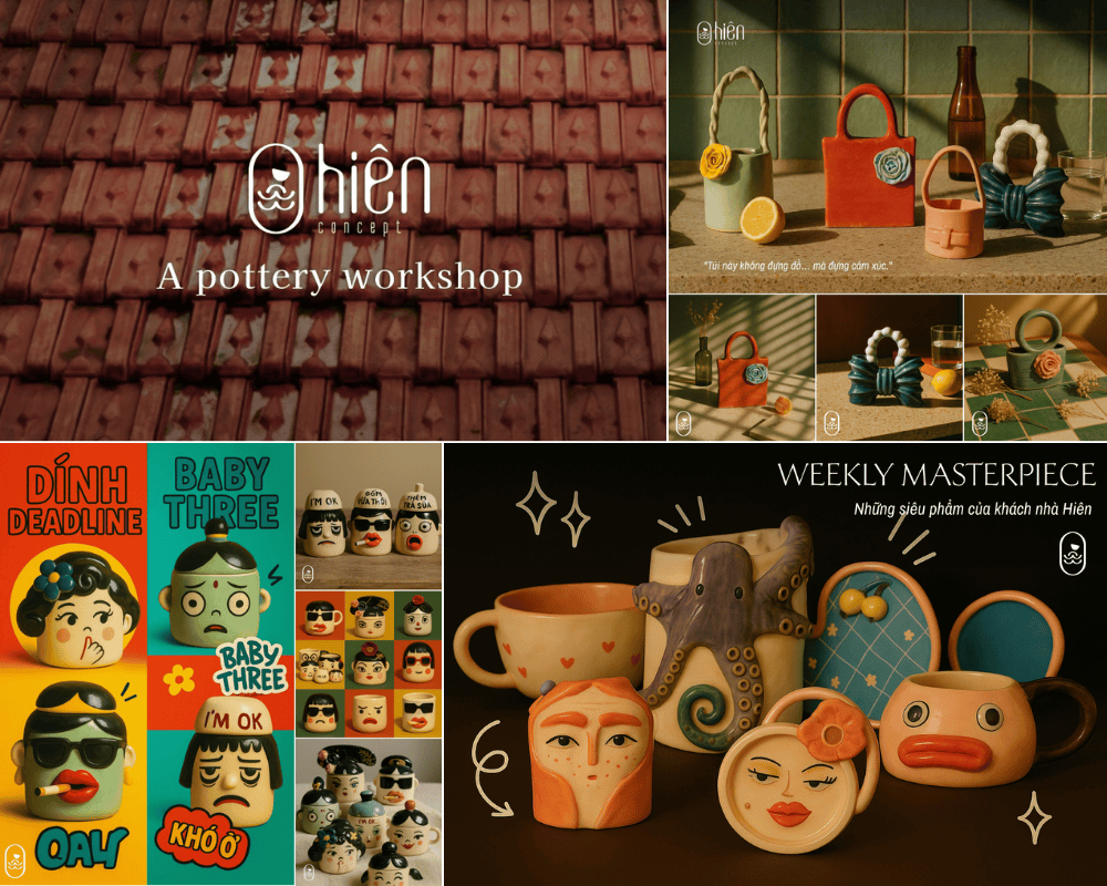 Hiên Concept – Workshop làm gốm ở Tân Bình