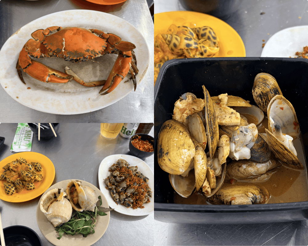 Quán ốc Như Điện Biên Phủ