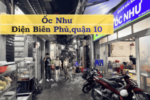 Quán ốc Như Điện Biên Phủ