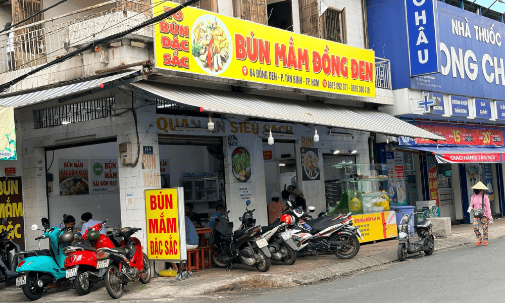 Bún mắm Đồng Đen – tạm ổn, chưa nổi bật