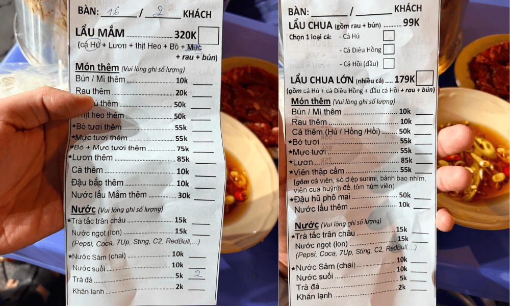 Lẩu mắm Hồng Bàng, Điện Biên Phủ: quán ổn áp, có lẩu cá