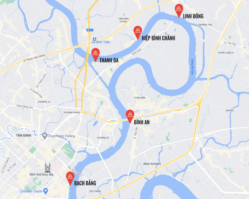 Water Bus Sài Gòn – Trải nghiệm ngắm thành phố từ sông