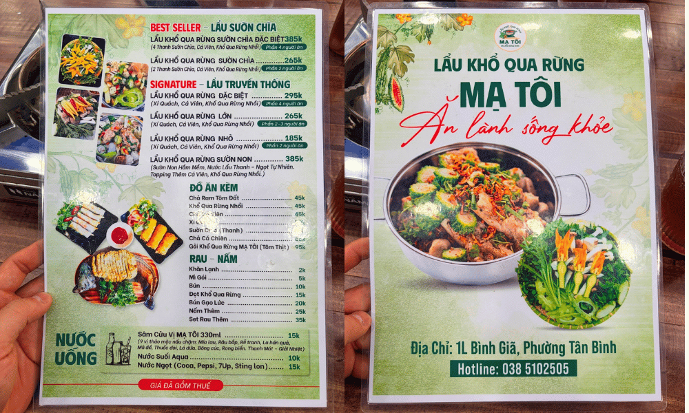 Lẩu Khổ Qua Rừng Mạ Tôi Tân Bình: món nghe kén người ăn nhưng lại dễ ăn hơn tưởng tượng