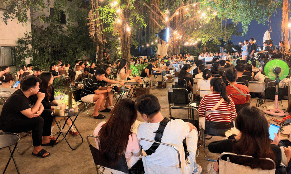 Tiệm Cà Phê Dưới Tán Cây Bình Quới Quán cafe view sông có acoustic tối khá chill